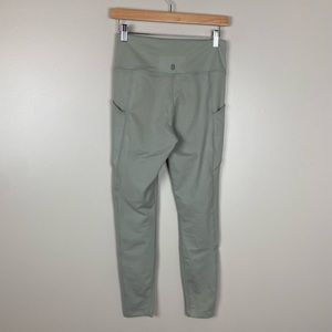 Figs 24/7 Performance Underscrub Gray High Rise Fitted Leggings Women's Small